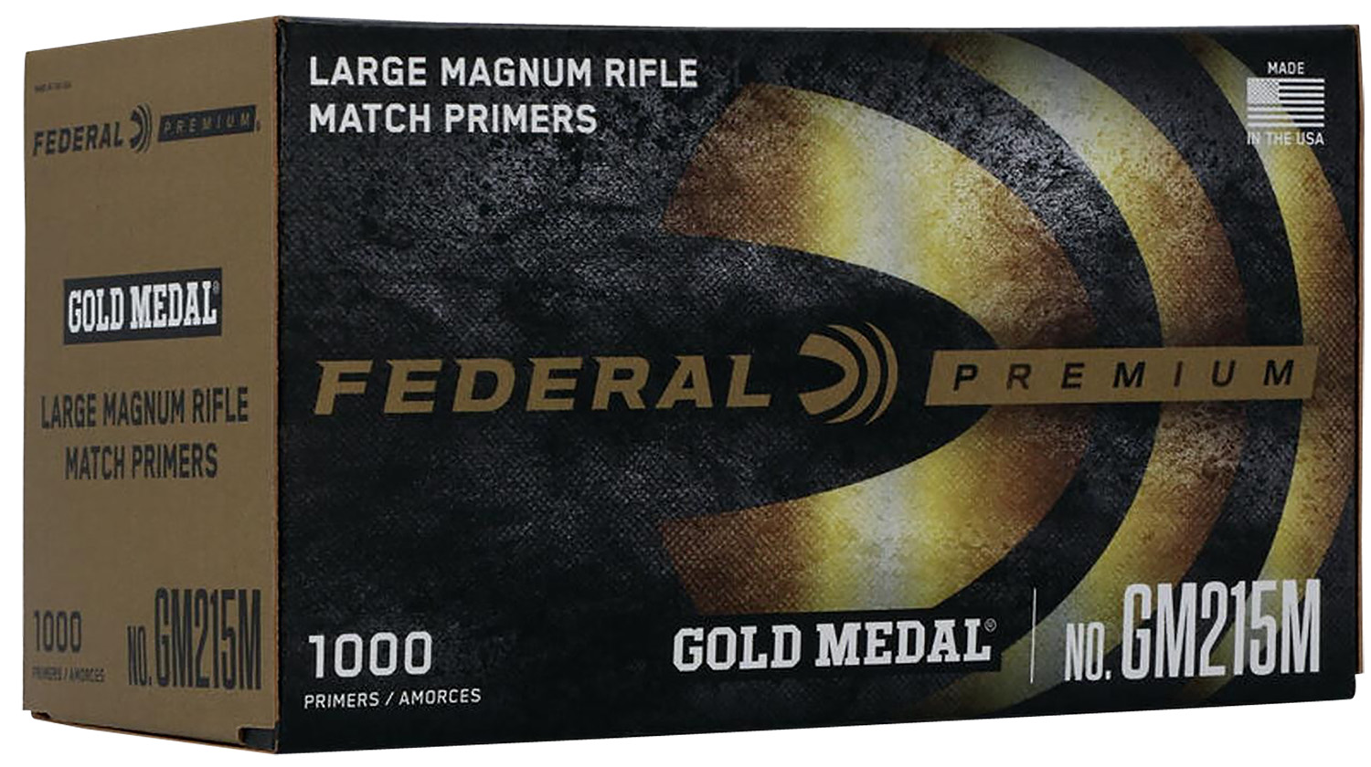 Federal GM215M Gold Medal Premium Multi Caliber 1000 Per Box/5 Case