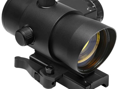 NcStar DLB140R 40mm Red Dot with Red Laser  Black Anodized 1 x 3 MOA Red Dot