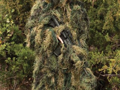 RED ROCK GHILLIE SUIT WOODLAND – 5 PIECE ADULT MEDIUM/LARGE