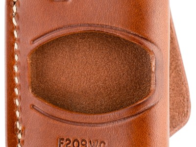 Galco YAQ212 Yaqui  OWB Tan Leather Belt Slide Fits 1911 Fits 3-5″ Barrel Right Hand