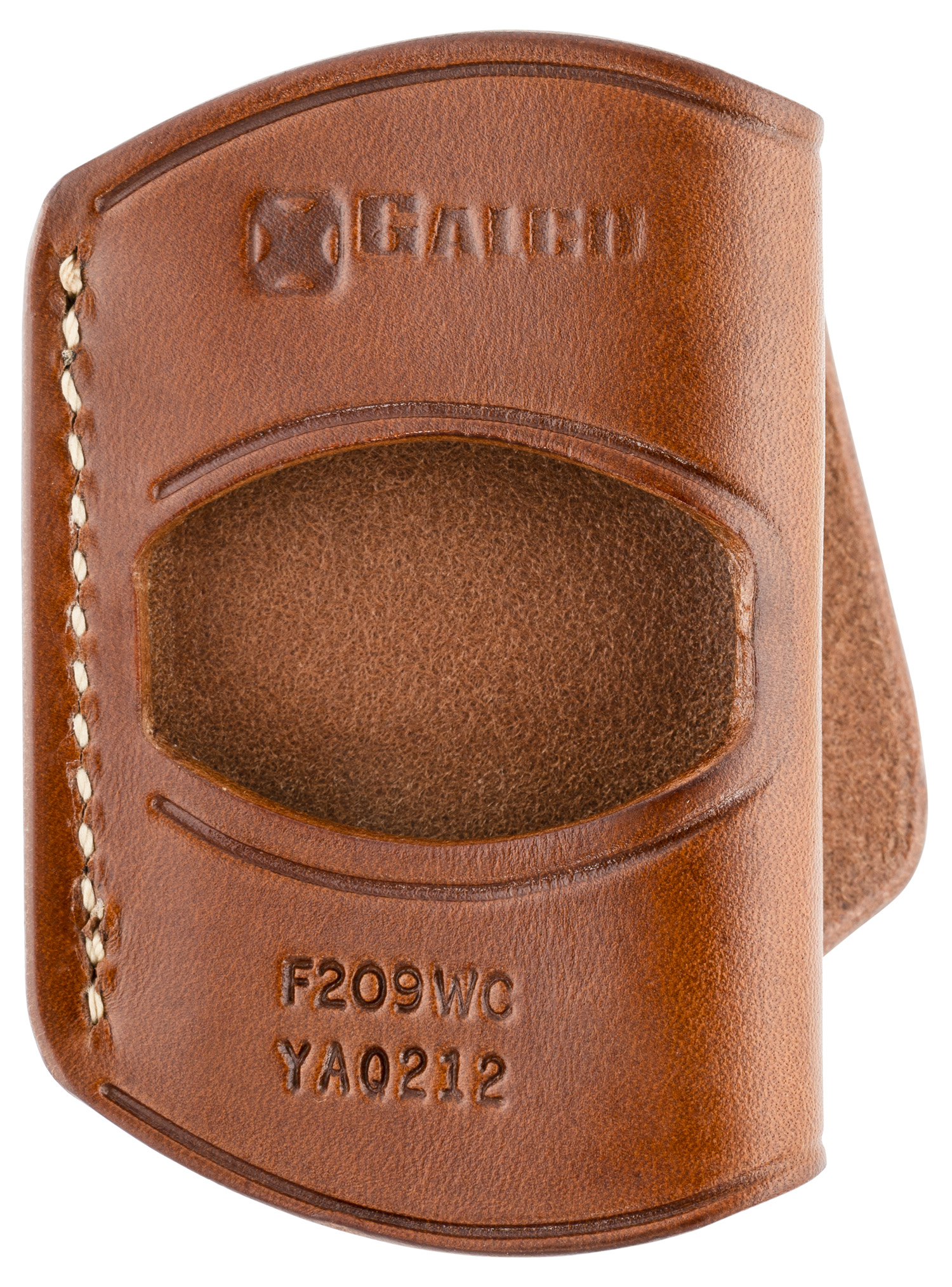 Galco YAQ212 Yaqui  OWB Tan Leather Belt Slide Fits 1911 Fits 3-5″ Barrel Right Hand