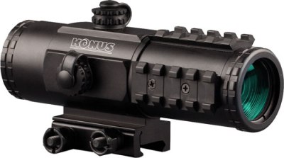 KONUS RED/BLUE DOT SIGHTPRO – PTS2 2.8MOA 3X30 DUAL RAIL MNT