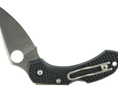 Spyderco C28PBK2 Dragonfly 2  2.25″ Folding Clip Point Plain VG-10 SS Blade Black FRN Handle Includes Pocket Clip