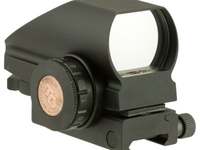 Truglo TG8380BN Tru-Brite 1x 34mm Illuminated 4 Pattern Red/Green CR2032 Lithium Black Matte
