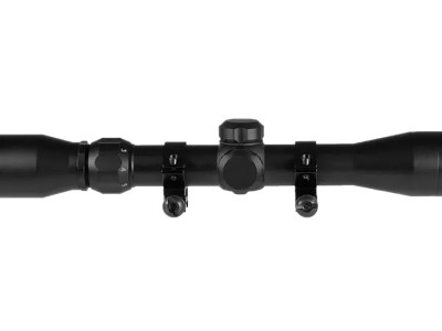 TruGlo TG-853940B Trushot  Black Anodized 3-9x40mm 1″ Tube Duplex Reticle w/Rings