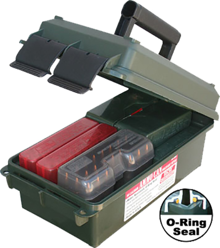 MTM Case-Gard AC30C11 Ammo Can  Multi-Caliber Rifle/Handgun Forest Green Polypropylene