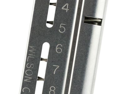 Wilson Combat 5009C8 ETM  8rd 9mm Luger Fits Wilson Combat 1911 Elite Tactical Stainless Steel