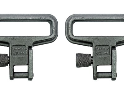 GrovTec US Inc GTSW05 Mil-Force  Swivel Set Rifle 1.25″ Black Zinc Phosphate Steel
