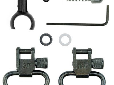 GrovTec US Inc GTSW43 Swivel Set Tube .630″-.675″ 1″ Black Steel Rifle