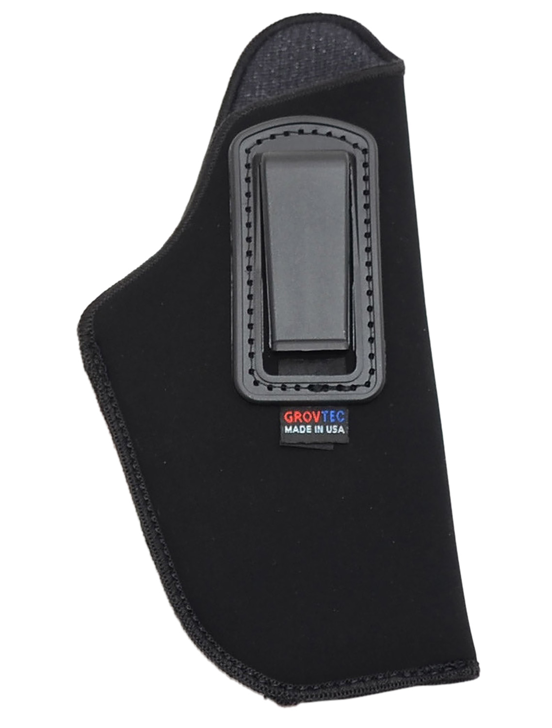 GrovTec US Inc GTHL14115R Inside The Pants  IWB Size 15 Black Suede Belt Clip Fits Large Semi-Auto 3-4″ Barrel Right Hand