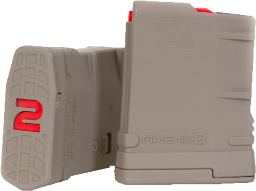 AMEND2 AR-10 SR-25 MAG 7.62X51 – 10 RD POLYMER FDE