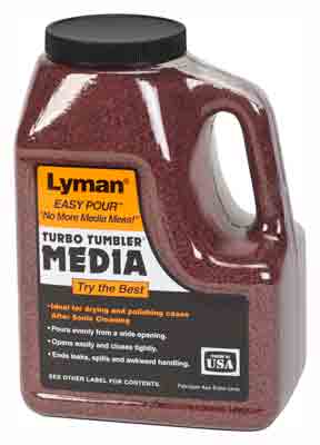LYMAN TURBO POLISHING MEDIA – TREATED WALNUT SHELLS 3 LBS