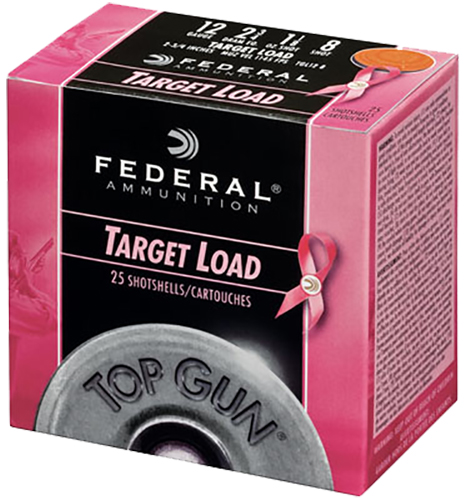 Federal TGL12P8 Top Gun Special Edition Pink 12Gauge 2.75″ 1 1/8oz 8Shot 25 Per Box/10 Case