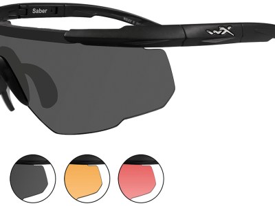 Wiley X Eyewear 309  Saber Advanced Safety Glasses Matte Black