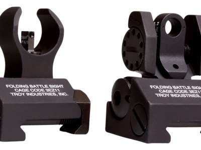 Troy Ind SSIGIARSMBT00 Micro BattleSight Set HK Front & Round Rear  Black