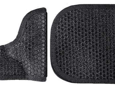 DeSantis Gunhide M44BJP6Z0 Super Fly  Pocket Black Rubberized Fabric Fits Colt Mustang Ambidextrous