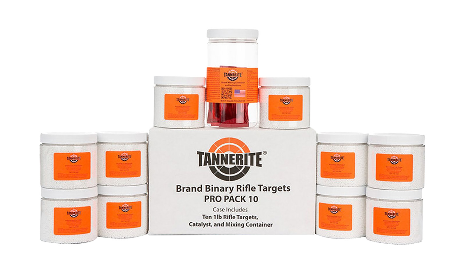 Tannerite PP410 Pro Pak  Impact Enhancement Explosion White Vapor Centerfire Rifle Firearm 1 lb 10 Targets
