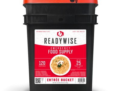 ReadyWise RW01120 Grab N Go Bucket Freeze Dried Entrees 120 Servings Per Bucket