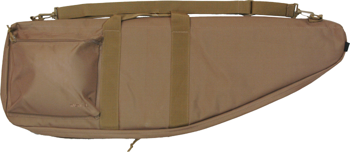 TOC TACTICAL RIFLE CASE 36″ – EXTERNAL STORAGE POCKET TAN