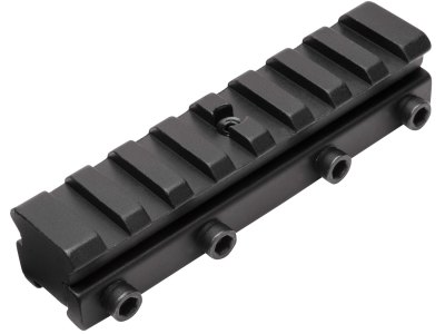 TruGlo TG8953B 3/8 In.  to Picatinny Mounting Adapter  Matte Black Anodized