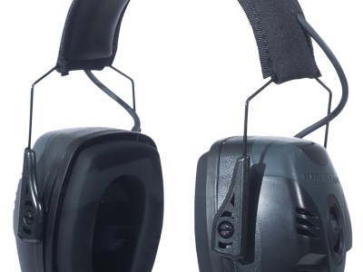 Howard Leight R01902 Impact Pro Electronic Muff 30 dB Over the Head Black/Gray Adult 1 Pair