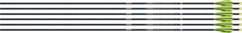 EASTON 4MM EMJ MATCH GRADE 400 – 6-PACK W/ 3″ AAE HYBRID VANES