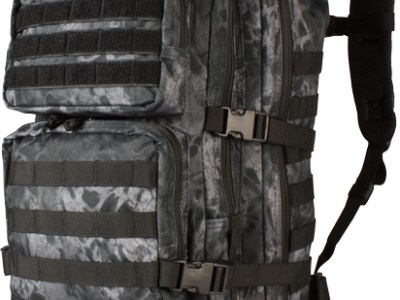 RED ROCK LARGE ASSAULT PACK – PRYM1 BLACKOUT CAMO W/ WEBBING