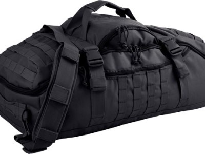 RED ROCK TRAVELER DUFFLE BAG – BACKPACK OR LUGGAGE BLACK