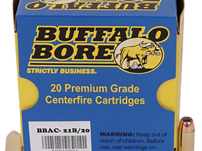 Buffalo Bore Ammunition 21B20 Heavy Strictly Business 10mmAuto 180gr Jacket Hollow Point 20 Per Box/12 Case