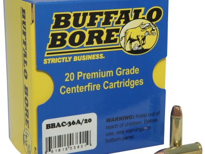 Buffalo Bore Ammunition 36A20 Heavy Strictly Business 32H&R Mag +P 100gr Jacket Hollow Point 20 Per Box/12 Case