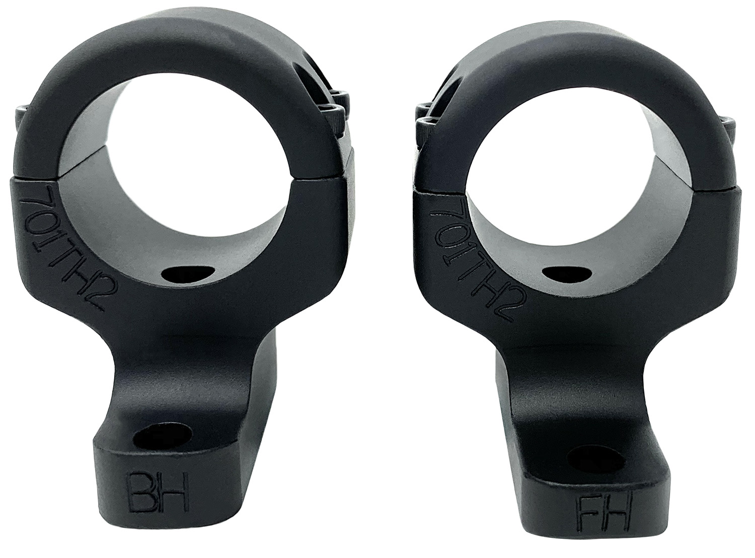 DNZ 701H2 Game Reaper 2 Scope Mount/Ring Combo Matte Black 1″ Howa