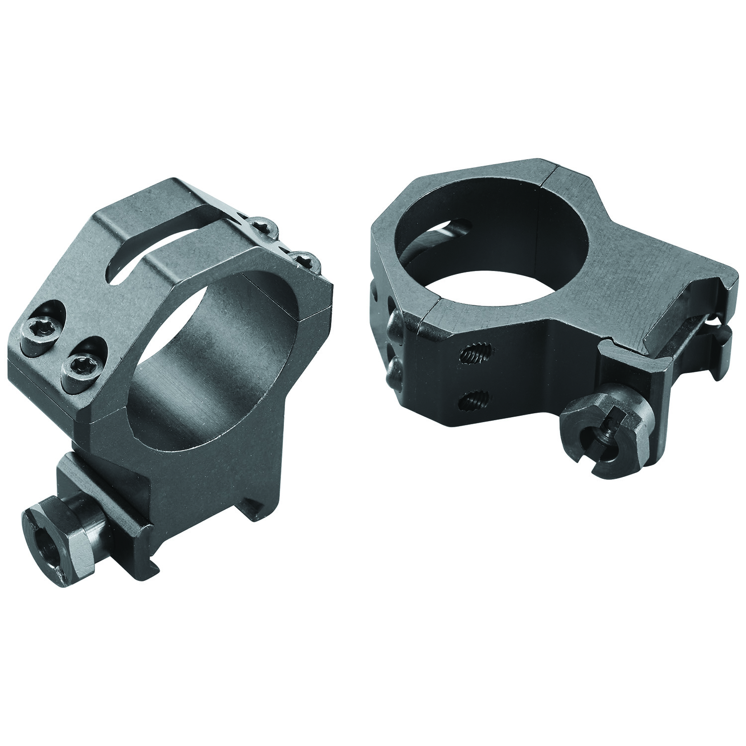 Weaver Mounts 48367 Four-Hole Skeleton Rings  Matte Black 30mm Extra High