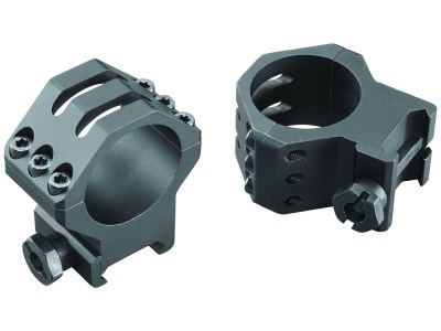 Weaver Mounts 99694 Six-Hole Picatinny Rings  Matte Black 30mm High