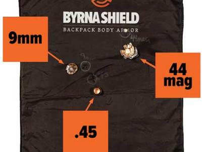 BYRNA SHIELD FLEXIBLE LEVEL – IIIA BACKPACK INSERT 10″X12″