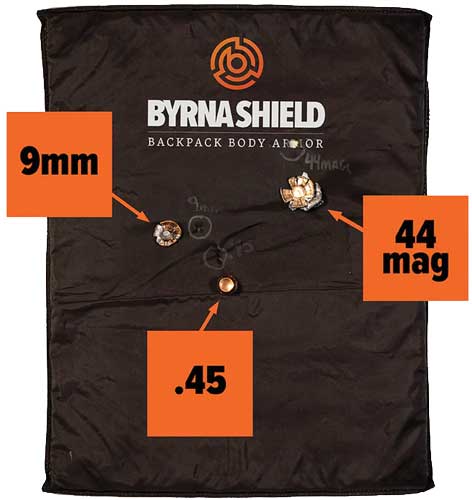 BYRNA SHIELD FLEXIBLE LEVEL – IIIA BACKPACK INSERT 10″X12″