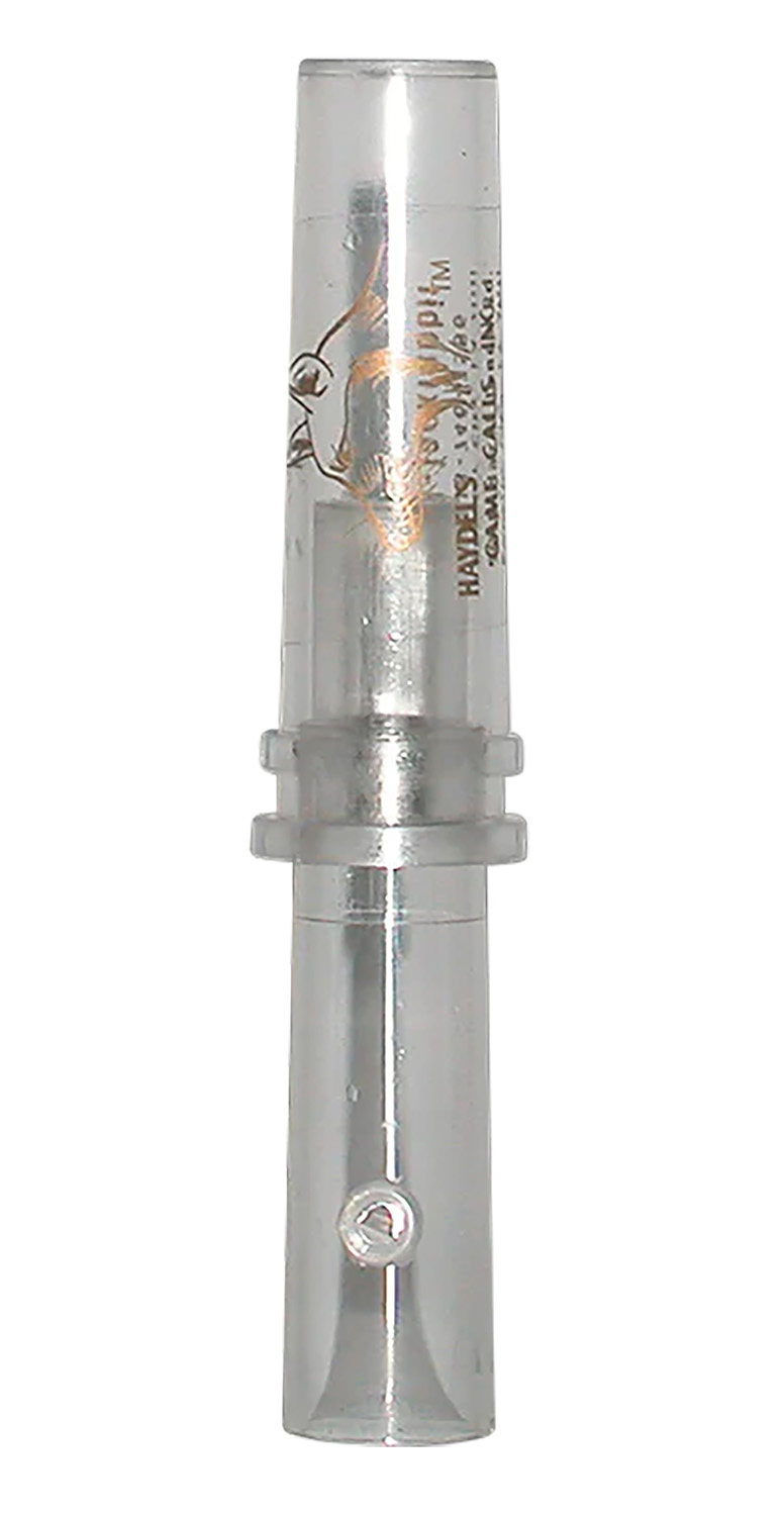 Haydel’s Game Calls GHJ Government Hunter Baby Rabbit Open Call Double Reed Baby Cottontail/Jackrabbit Sounds Attracts Predators Clear Acrylic