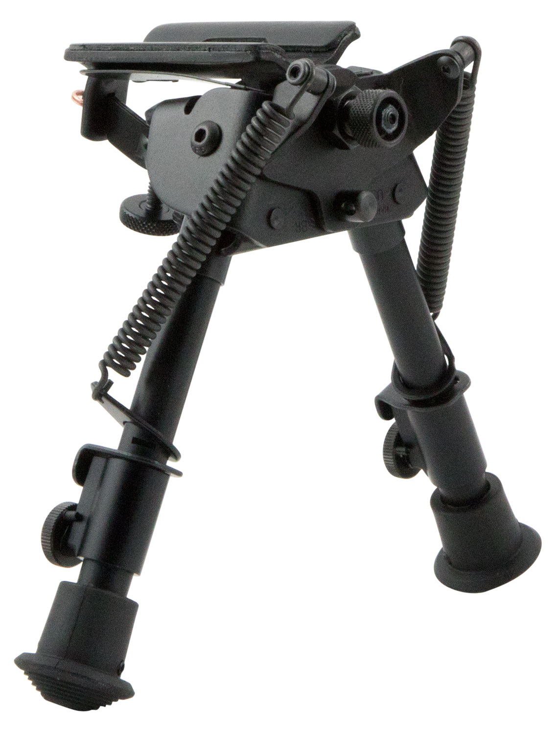 Harris Bipods BRS Swivel BR Swivel Stud, 6-9″, Black Steel/Aluminum, Rubber Feet