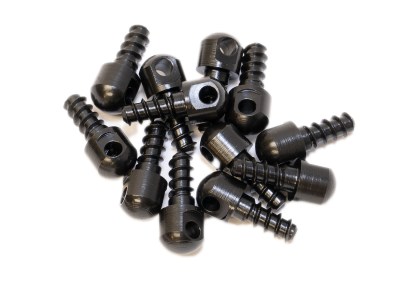 GrovTec US Inc GTHM60 Wood Screw  Swivel Studs 0.5″ 12-Pack Black
