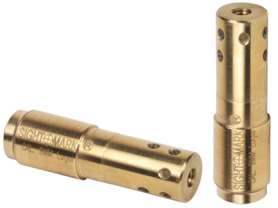 Sightmark SM39015 Boresight  Red Laser for 9mm 632-650nM Wavelength Includes Battery Pack & Carrying Case