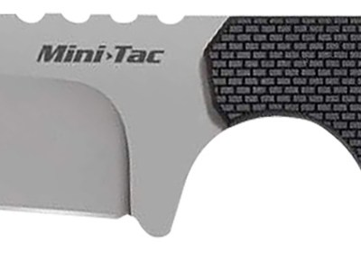 Cold Steel 49HTF Tac Mini 3.75″ Fixed Plain Tanto Japanese AUS-8A SS Blade/ Black Griv-Ex Handle