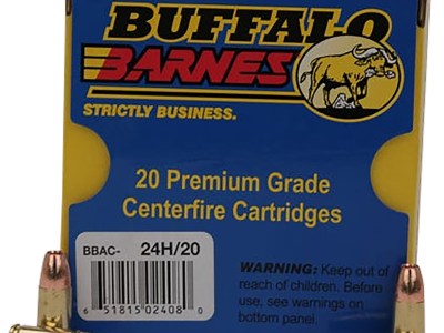 Buffalo Bore Ammunition 24H20 Buffalo-Barnes Strictly Business 9mmLuger +P+ 115gr Barnes TAC-XP Lead Free 20 Per Box/12 Case
