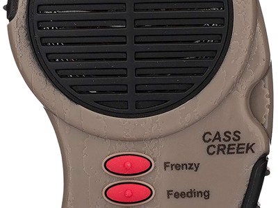 Cass Creek CC034 Ergo Electronic  Boar Call, 5 Authentic Sounds, Brown Plastic, Includes Belt Clip & External Speaker Input Jack