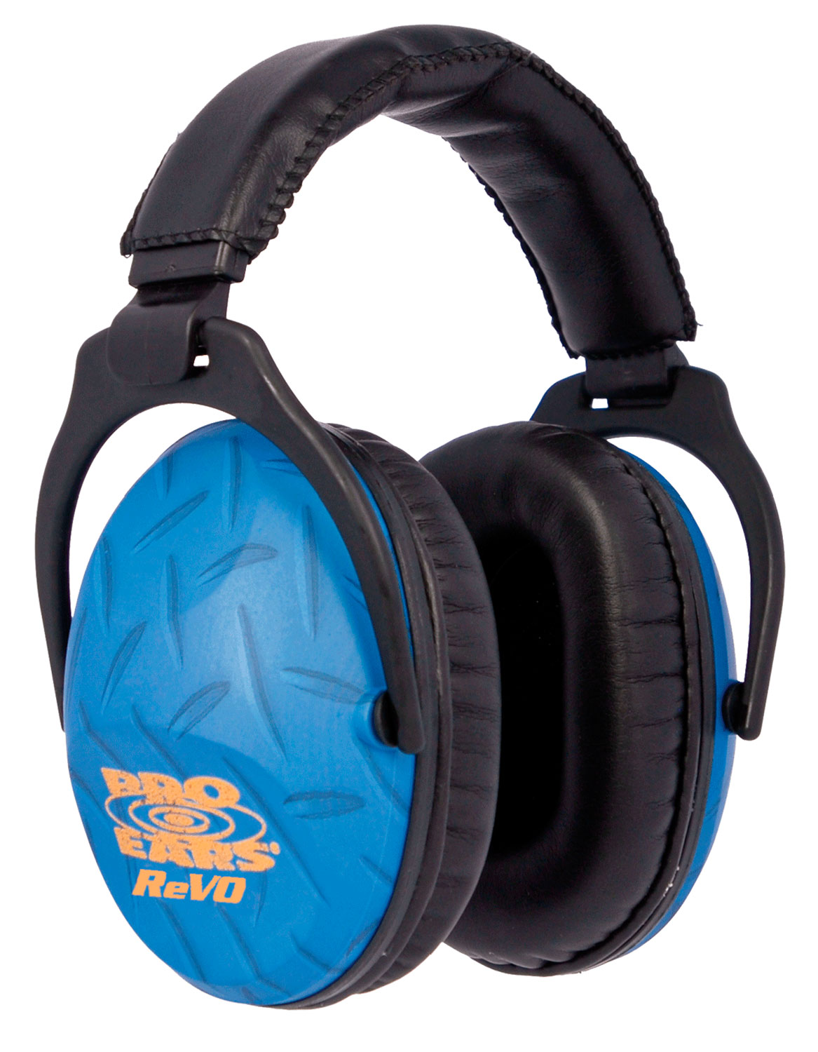 Pro Ears PE26UY010 ReVO Passive Muff 26 dB Over the Head Black w/Blue Diamond Plate Pattern Youth 1 Pair