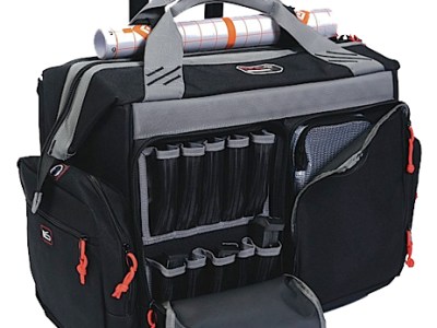 GPS Bags 2215RB Rolling  Black Canvas Holds 4 Handguns