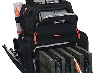 GPS Bags 1711BP Handgunner  Black 1000D Nylon Holds 4 Handguns