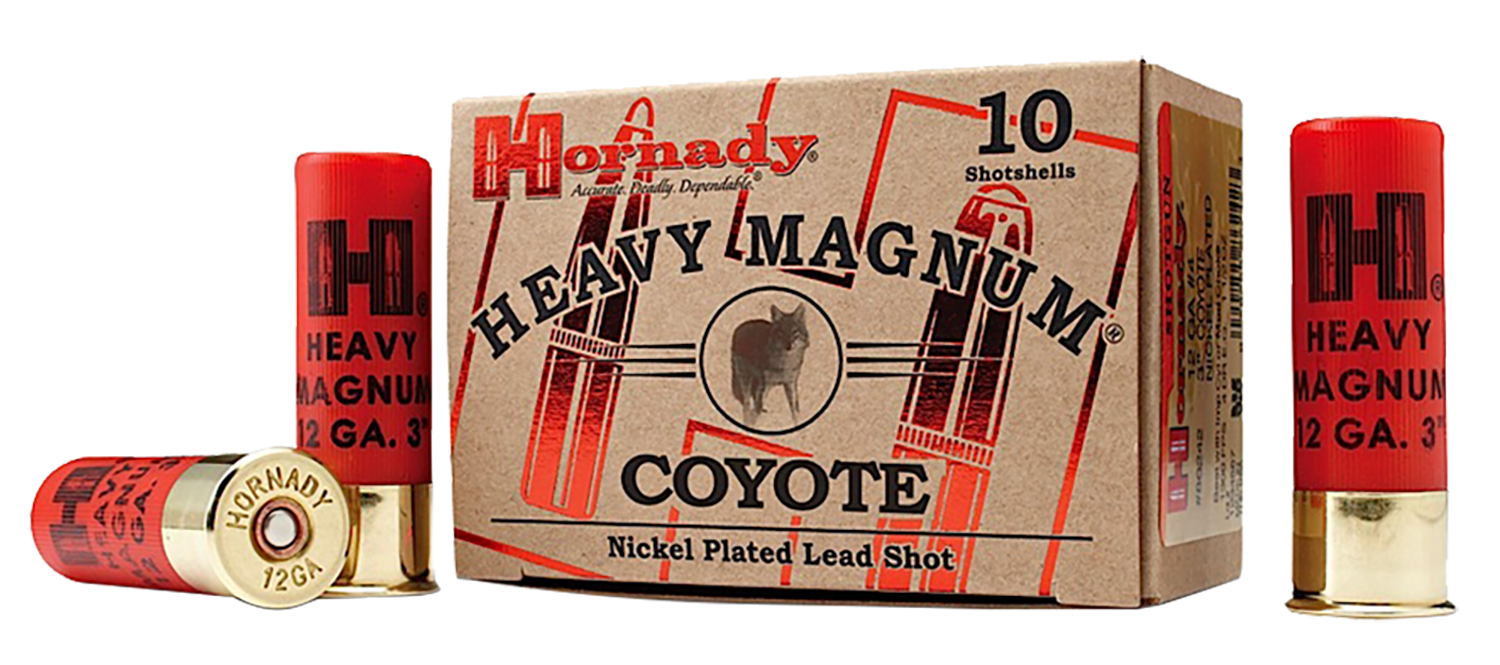 Hornady 86224 Heavy Magnum Coyote 12 Gauge 3″ 1 oz 00 Buck Shot 10 Per Box/ 10 Case