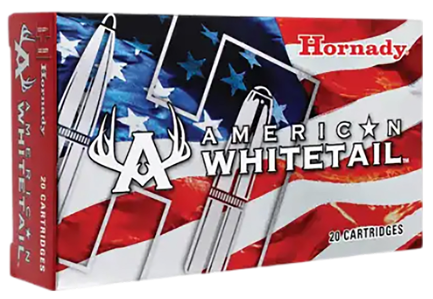 Hornady 8047 American Whitetail  243Win 100gr InterLock Boat Tail Soft Point 20 Per Box/10 Case