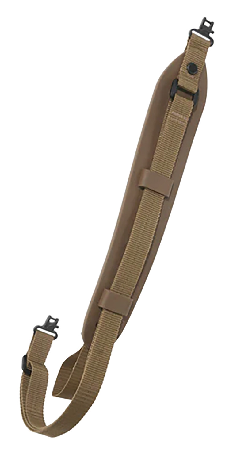 Outdoor Connection SGSS20971 Super Grip Sling Coyote Tan Nylon 48″-60″ OAL Padded Rifle