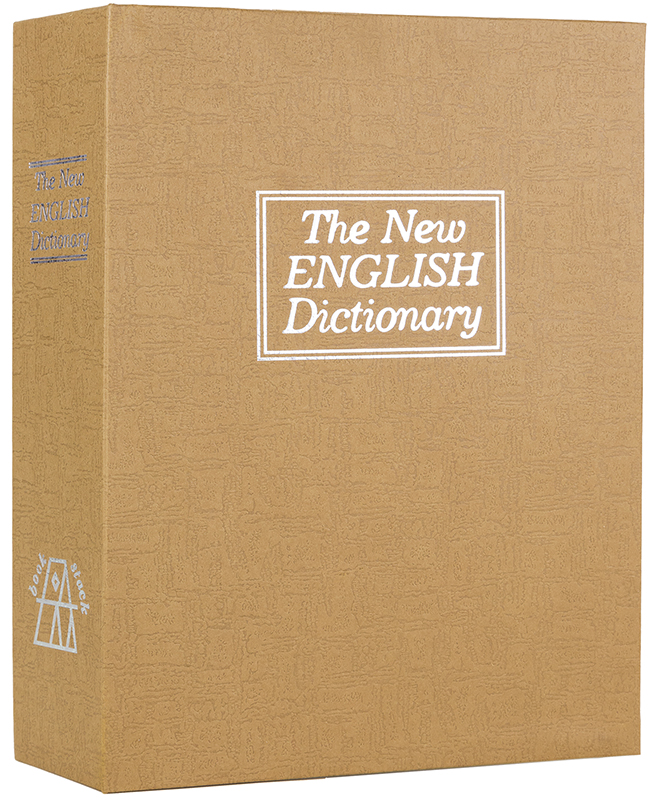 Bulldog BD1182 Deluxe Diversion Book Safe Combination Entry Brown Steel Holds 1 Handgun 7.75″ L x 10.50″ W x 2.50″ D