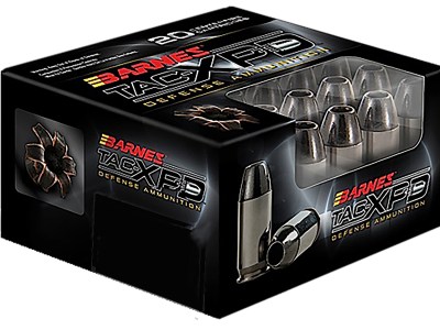 Barnes Bullets 21552 TAC-XPD Defense Handgun 380ACP 80gr 20 Per Box/10 Case